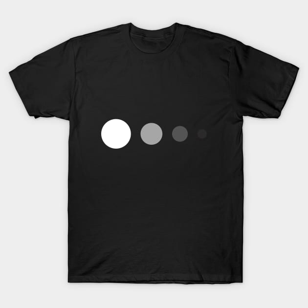 Circle Arranged In a Row T-Shirt by JunniePL